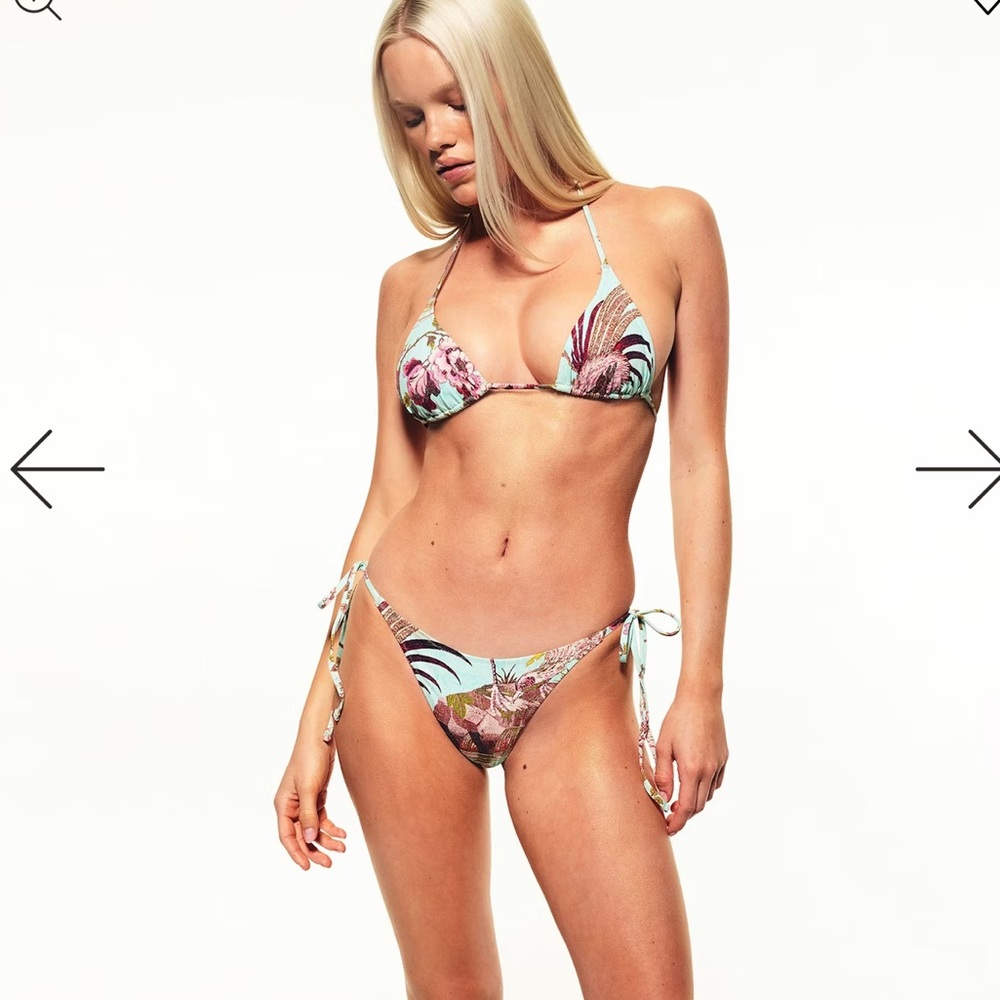 Skims Cavalli Floral Bikini - Multicolor blue